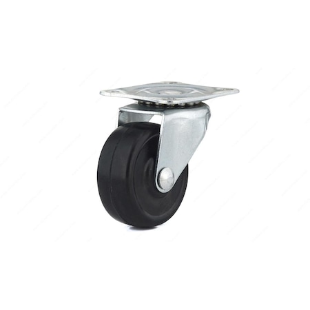 Richelieu 156 in GeneralDuty Rubber Swivel Caster Black F22901